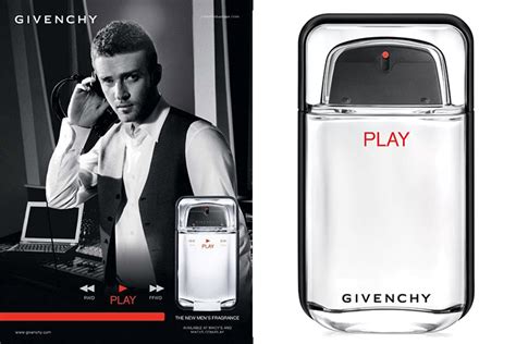 givenchy justin timberlake|givenchy play perfume.